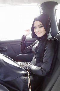 engulfs Hijab fuckslut